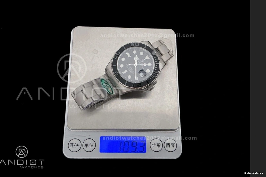 SH Yacht-Master Bracelet Titanium 226627 EyeCatching 1206 Edition Titanium 1:1 Best On Dial Black Clean 0514